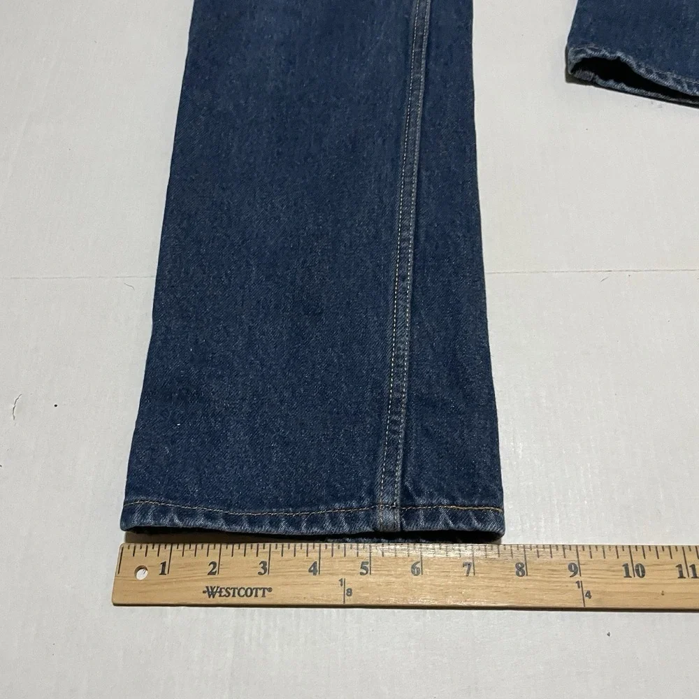 Levi's 505 Regular Fit Men's Jeans W29 L30 Dark Wash Straight Leg Made Mexico